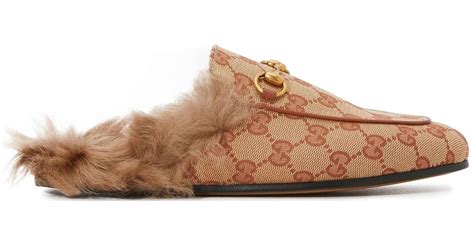 gucci fell slipper|gucci mules for men.